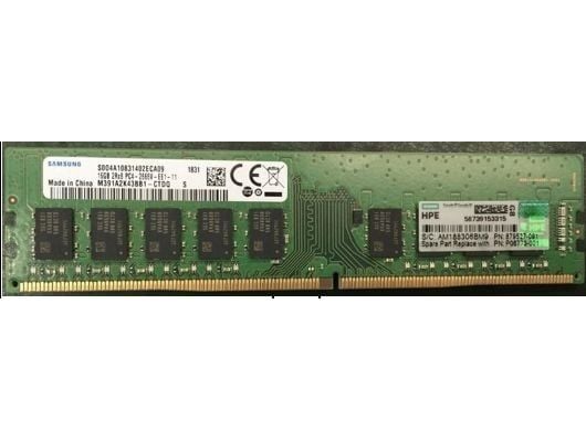 HPE Standard Memory - DDR4 - modul - 16 GB - DIMM 288-pin - 2666 MHz / PC4-21300 - CL19 - 1.2 V - ikke-bufret - ECC