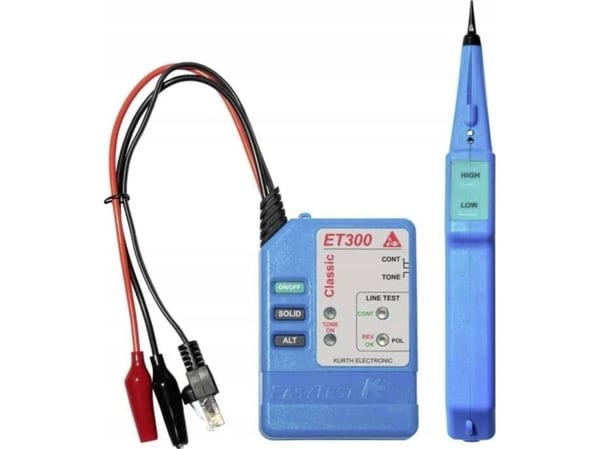 KURTH EasyTest-Set KE 301 Classic linjedetektorsett, bestående av EasyTest 300/Probe 310 og beskyttelsespose (0.49562)