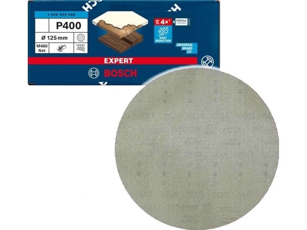 Bosch SLIBEBLAD EXC 125MM NET K400 50STK EXP