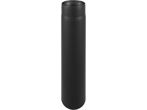 Skorstensdel WADEX, svart, 160 mm, 50 cm