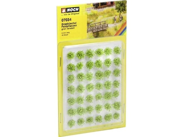 NOCH Field Plants, H0 (1:87)/TT (1:120), Grønn, 42 stykker