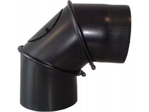 Savupiipun kulmakappale WADEX, 150 mm, 2 mm, 45 / 90°