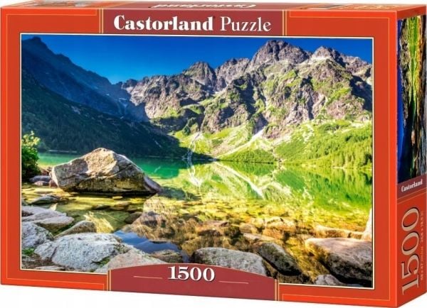 Palapeli 1500 elementtiä Sea Eye Auringonnousu Tatra vuoret