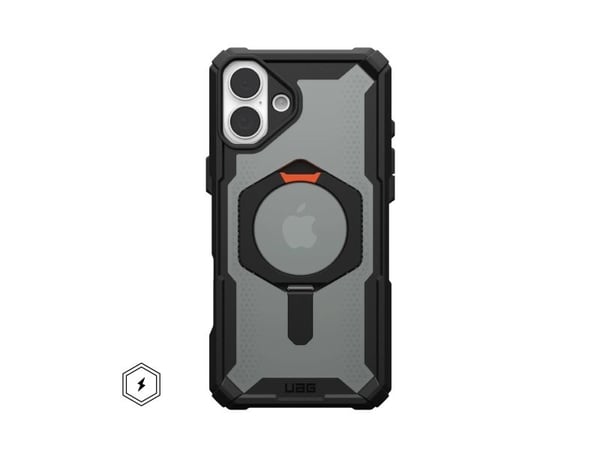 Urban Armor Gear Plasma XTE, Etui, Apple, iPhone 16 Plus, 17 cm (6.7"), Svart, Oransje