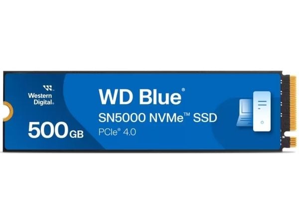 WD Blue SN5000 WDS500G4B0E - SSD - 500 GB - intern - M.2 2280 - PCIe 4.0 x4 (NVMe)