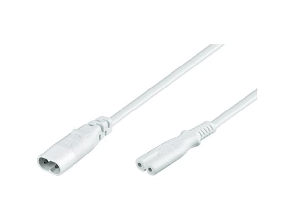 Goobay 97200, 2 m, C8 liitin, C7 liitin, H03VVH2-F, 250 V