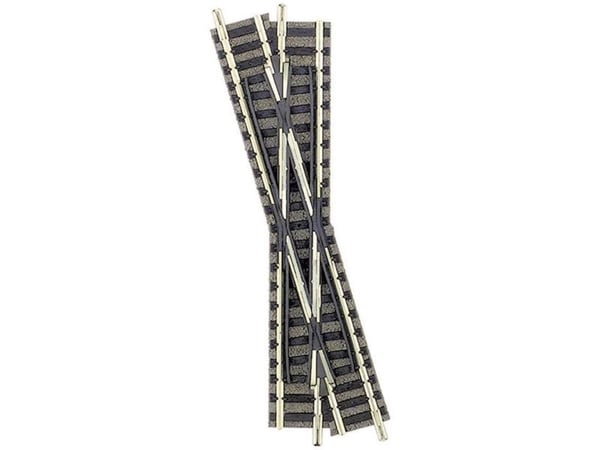 Fleischmann piccolo 9162 N (med ballast) kryss, venstre 111 mm 15°