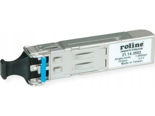 ROLINE Mini-GBIC Module LX/LC, Single Mode, 20 km, Täysin kaksipuolinen