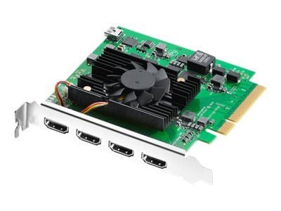 Blackmagic DeckLink Quad HDMI -tallennin - Videokaappaussovitin - PCIe 3.0 x8 - NTSC, PAL Blackmagic DeckLink Quad HDMI -tallennin - Videokaappaussovitin - PCIe 3.0 x8 - NTSC, PAL