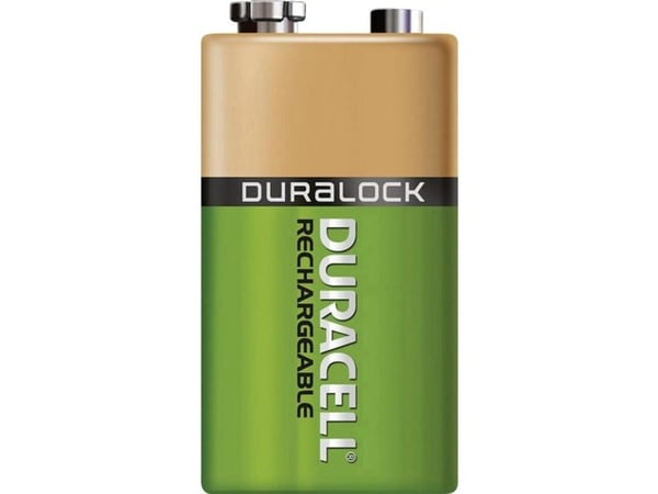 Duracell Ultra batteri 9V - 170mAh, genopladeligt