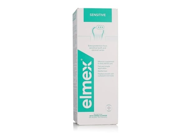 ELMEX Sensitive munskölj 400 ml grön