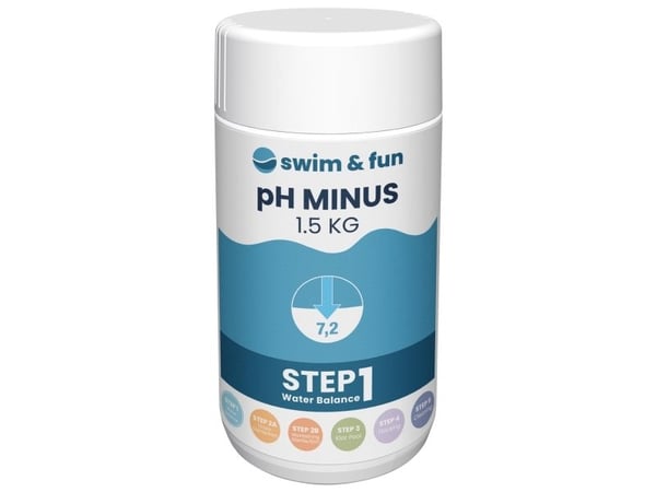 Swim&Fun pH-miinus - 1,5 kg - Vaihe 1
