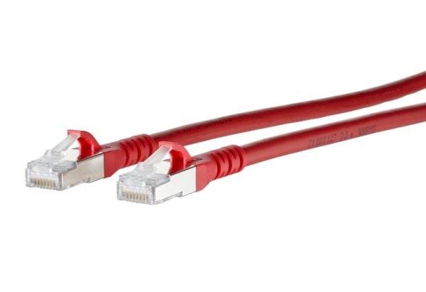 METZ CONNECT 130845B566-E, 25 m, Cat6a, S/FTP (S-STP), RJ-45, RJ-45, Rød