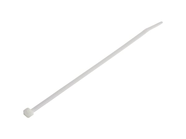 Conrad TC-6645760, Tikasmallinen johdinside, Ecru, 203 mm, 4,6 mm, 1000 kpl