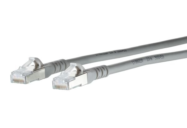 METZ CONNECT 1308457533-E, 7,5 m, Cat6a, S/FTP (S-STP), RJ-45, RJ-45, harmaa