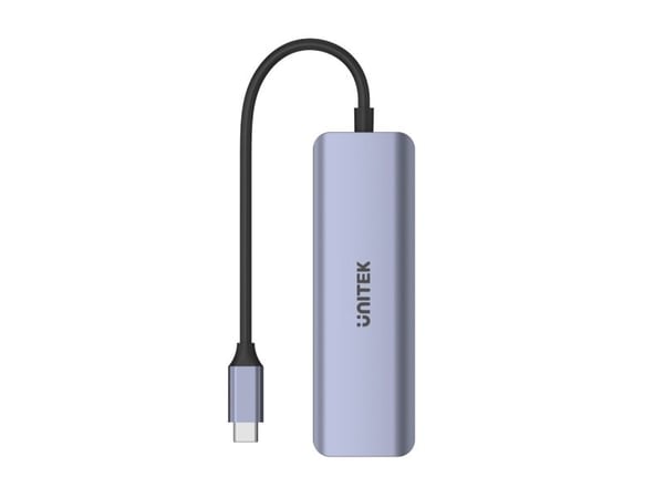 Unitek uHUB Q4 Next H1107K - Hub - 4 x USB-C - stasjonær