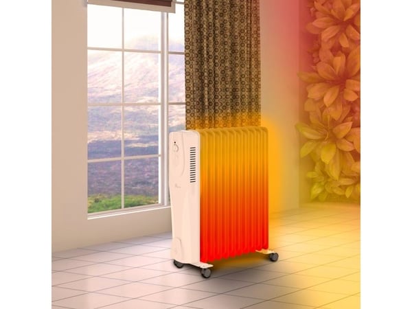 Extralink NY-25W1 | Elektrisk oljevärmare | 2500W, 11 fenor