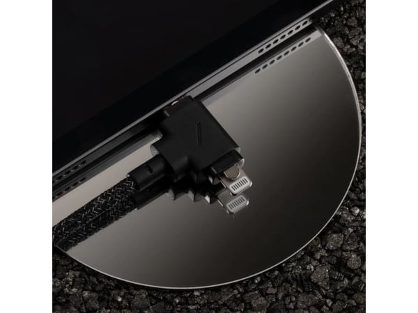 Native Union Belt Duo Pro, 1,5 m, USB C, USB C/Lightning, musta, Uros, Uros