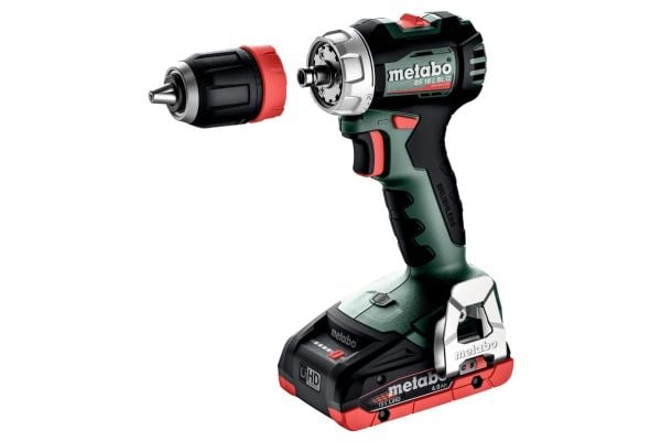 Metabo BS 18 L BL Q, Boremaskin med pistolgrep, Børsteløs, 1,3 cm, 1700 RPM, 4 cm, 1,3 cm