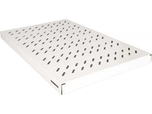 Equip EZVS-19-1-10-G, Rackhylle, Lysegrå, 100 kg, 1U, Tyrkia, 48,3 cm (19")