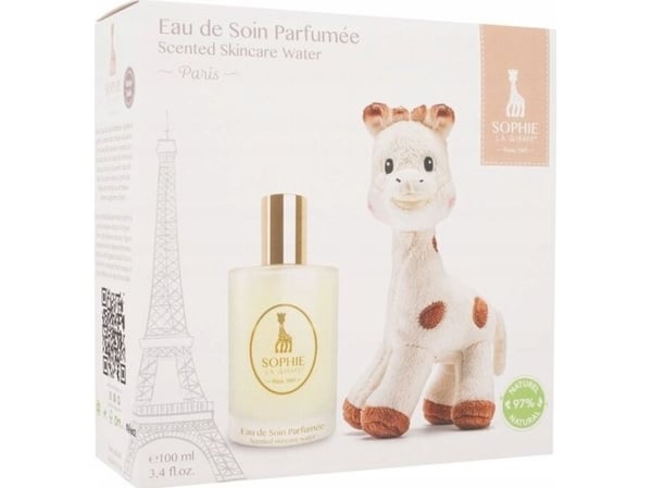 Sophie la Girafe gaveeske - Paris, Eau de Parfum 100 ml + Sophie La Girafe, plysj-figur (0+ måneder)