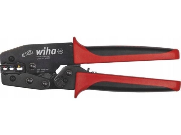 Wiha 45957 Puristuspihdit Eristetyt kaapelikengät;, koskettimet 0,5-6 mm²