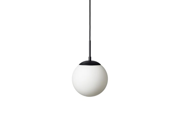 Pendellampe Café Chicago Ø 20 cm opal/sort