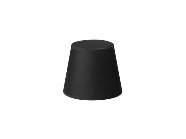 Lampeskjerm EMMA DOMUS høyde 16,5 cm sort