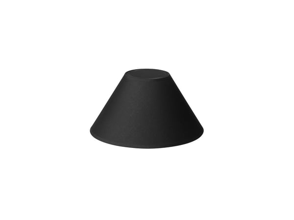Lampeskjerm EMMA CASA høyde 16,5 cm sort