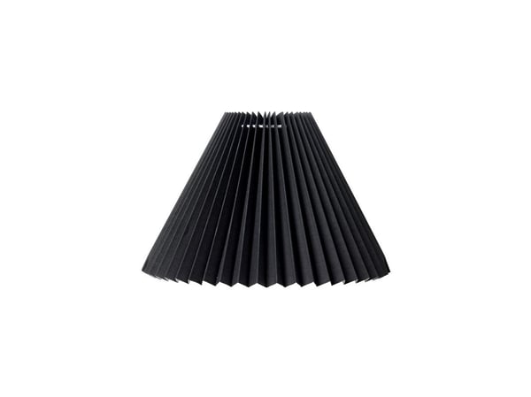 Plisségardin EMMA PISO vegg/pendel side 21 cm svart