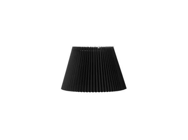 Plisségardin Emma Villa side 18 cm sort