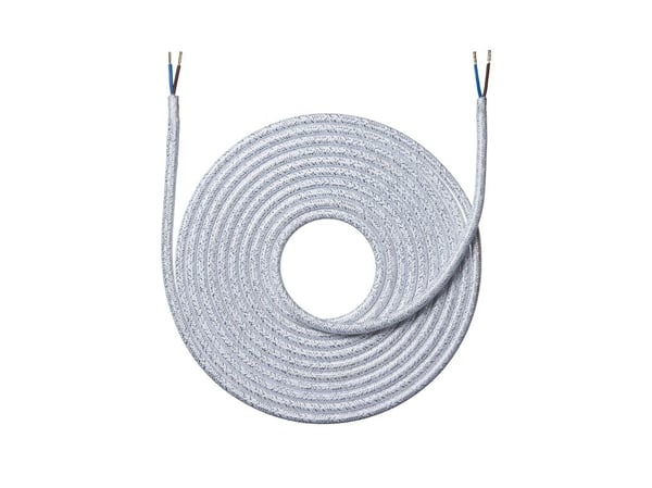 Nielsen Light Fabric Cord - 4 meter - vit glans