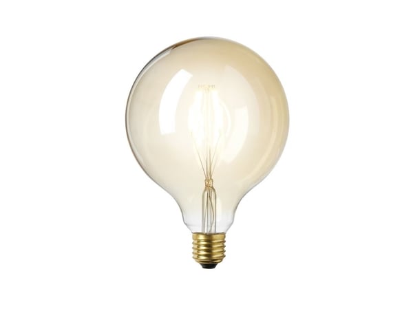 HEHKULAMPPU LED 4W GLOBE BASIC KULTAINEN LASI Ø125