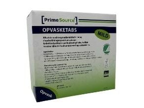 Maskinopvask Tabs Prime Source Mild 100 stk Svanemærket Opløselig t. belægninger,100 stk/pk Maskinopvask Tabs Prime Source Mild 100 stk Svanemærket Opløselig t. belægninger,100 stk/pk