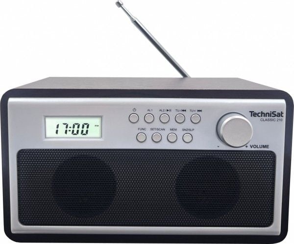 TechniSat CLASSIC 210, Klokke, Analog, FM, 87,5 - 108 MHz, 5 W, LED