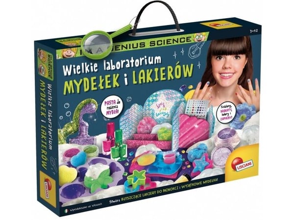 Lisciani LISCIANI JEG ER ET GENI FLOTT LABORATORIUM AV SÅPER OG LAKK