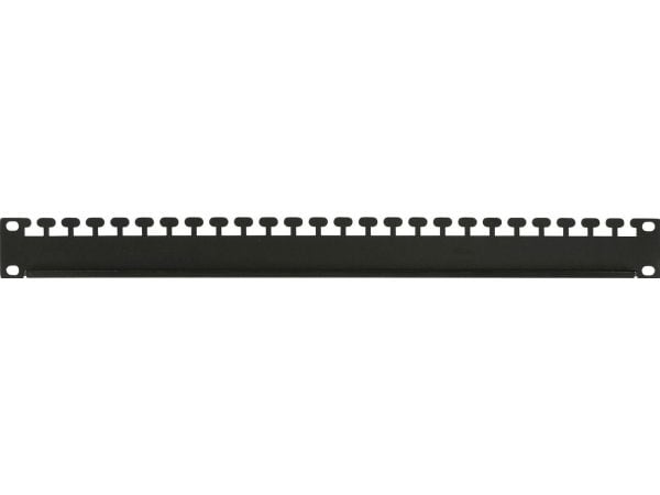 Lanview by Logon - Rack cable lacing bar (horisontell / vertikal) - d=800 - svart, RAL 9005 - 1U - 19"