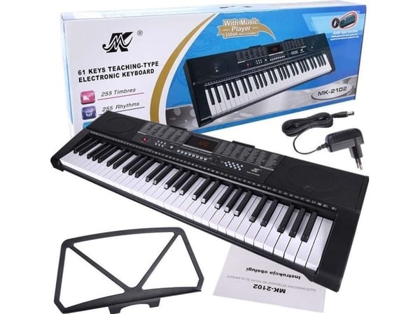 MK MK 2102 keyboard-knapper/orge for barn til å lære å spille USB MP3