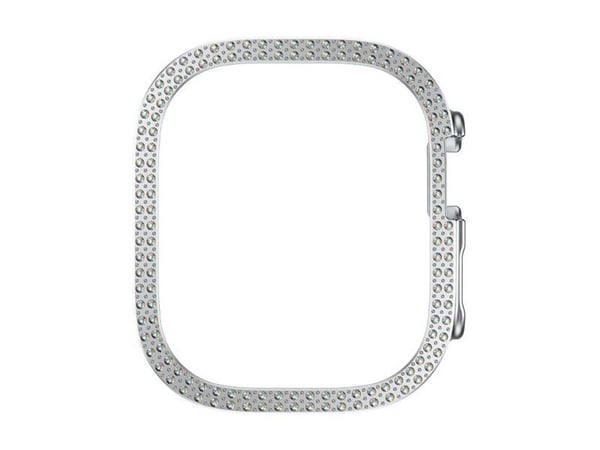 SAFE. by PanzerGlass - Støtfanger for smartarmåndsur - polykarbonat - bling-sølv - for Apple Watch Ultra 2 (49 mm)