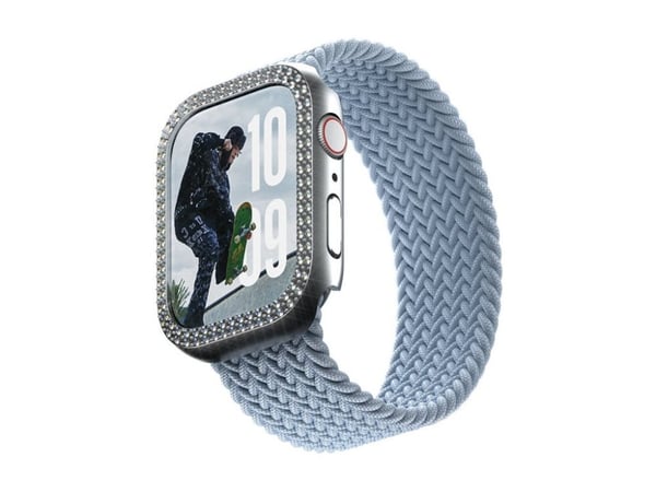 SAFE. by PanzerGlass - Støtfanger for smartarmåndsur - 42mm - polykarbonat - bling-sølv - for Apple Watch Series 10 (GPS + Cellular) (42 mm), Serie...