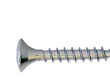 Fischer VVS skrue 6,0x60mm - Fuldgev. A2, UH linsehoved PZ-2, pakke a 100stk