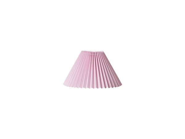 Plisségardin Emma Hacienda side 21 cm lys rosa