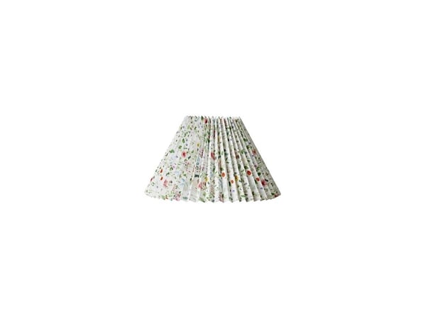 Plisseringsskjerm blomster Hacienda side 21 cm grønn