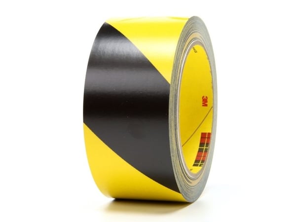 3M 5702, musta, Keltainen, Kumi, Vinyyli, 33 m, 50 mm