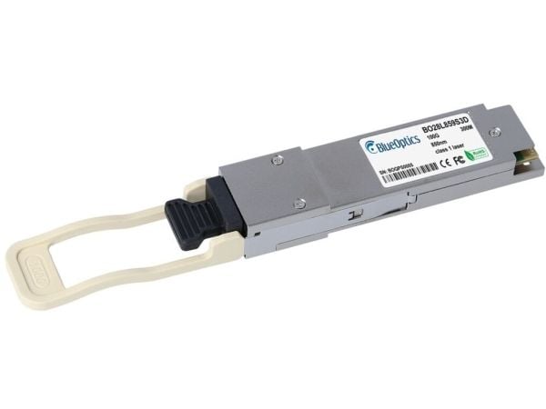 Overlegen ytelse BlueOptics BO28L859S3D Quad Small Form-Factor Pluggable 28 (QSFP28) Transceiver med MPO (Multifibre Push-On) / MTP (Multifibre-Ter...