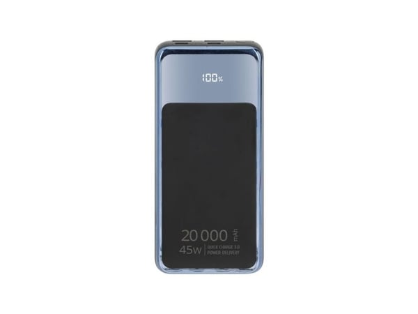 Rivacase VA1075, 20000 mAh, Lithium Polymer (LiPo), Sort, Blå