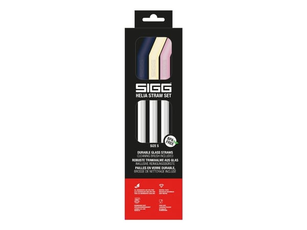 SIGG 6026.60, Flerfarvet, Borosilikatglas, 3 stk, Kasse