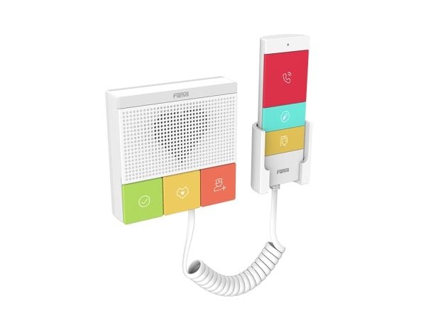 Fanvil Y501-Y, Koblet med ledninger (ikke trådløs), 433 MHz, Hvit, Vegg, 1,42 W, 87,6 mm