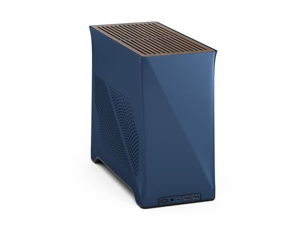 Fractal Design ERA 2 - - ITX - ingen strømforsyning (SFX / SFX-L) - midnattsblå - USB/lyd