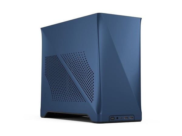 Fractal Design ERA 2 - - ITX - ingen strømforsyning (SFX / SFX-L) - midnattsblå - USB/lyd